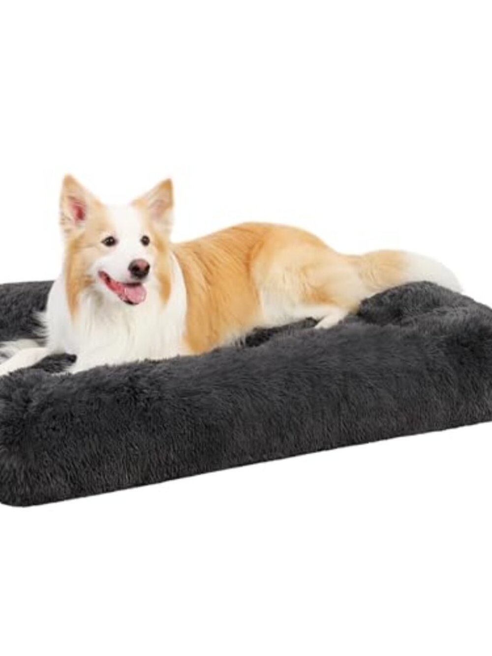 New Dog Crate Bed Washable Dog Beds for Large Dogs Deluxe Plush Fluffy Comfy